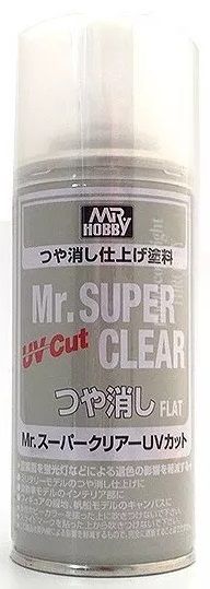 Mr. Hobby B-523 MR. SUPER CLEAR UV CUT FLAT SPRAY (MATT LAKK)