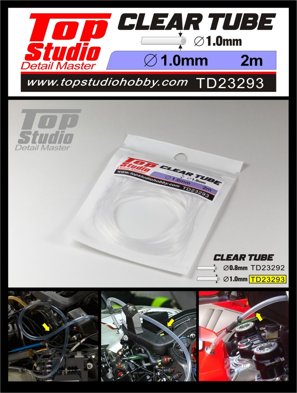Top Studio TD23293 1.0mm Clear Tube