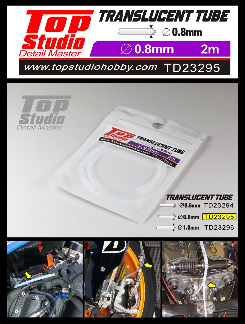 Top Studio TD23295 0.8mm Translucent Tube