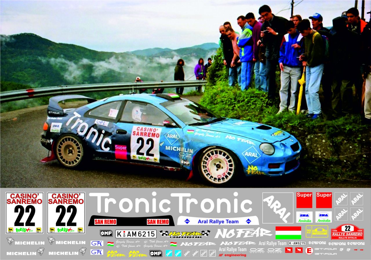 AM43 022 Toyota Celica GT-Four ST205 Sanremo 1996 Janika