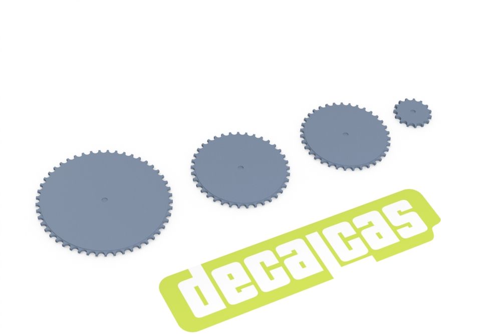 Decalcas PAR120 Generic chain and sprocket kit - type 1
