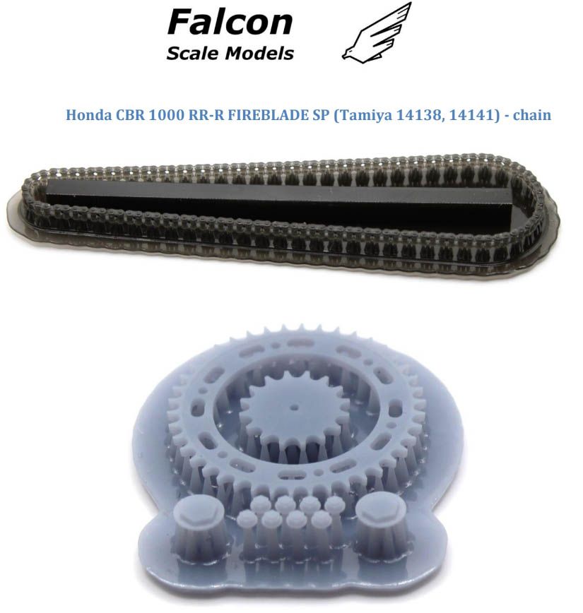 Falcon Scale Models P005 Chain set for 1/12 scale models Honda RC213V