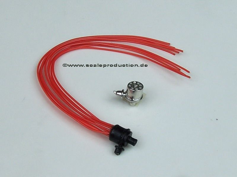 Scale Production SP24208 V8 distributor with ignition wire RED