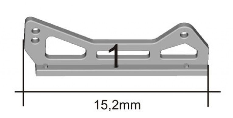 Scale Production SP24302 Side mount seat brackets (2pcs.) #1