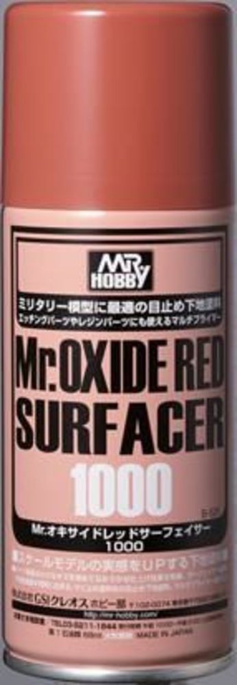Mr. Hobby B-525 Mr Hobby Oxide Red Surfacer 1000 (170 ml)