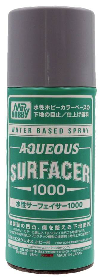Mr. Hobby B-611 Aqueous Surfacer 1000 Gray (170 ml)