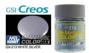 Mr. Hobby GX-213 Mr. Color GX (18 ml) White Silver