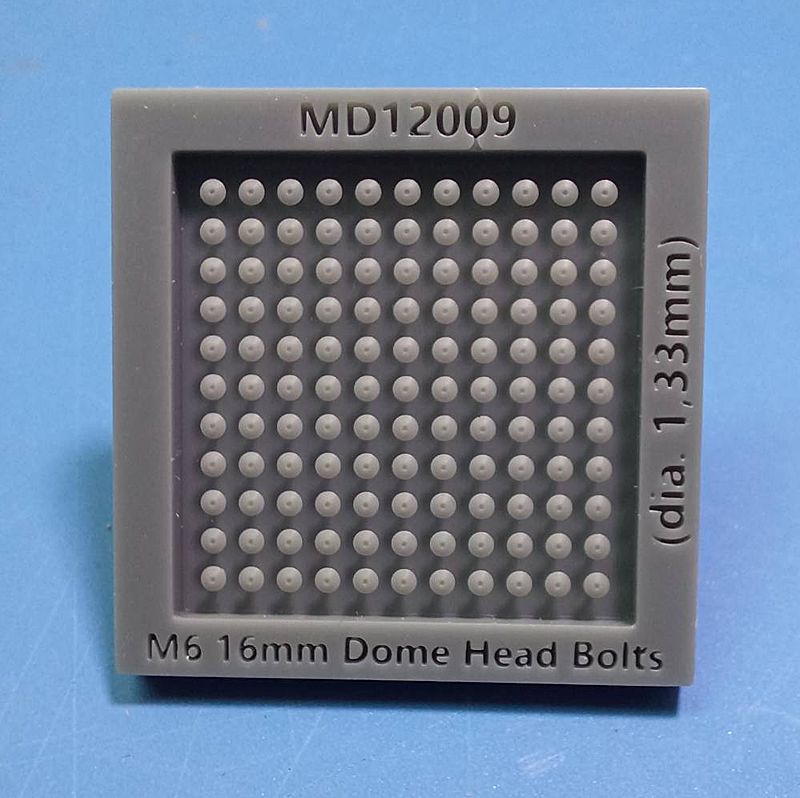 Fat Frog MD12009 M6 16mm Dome Head Bolts (dia. 1,33mm) - 121 pcs