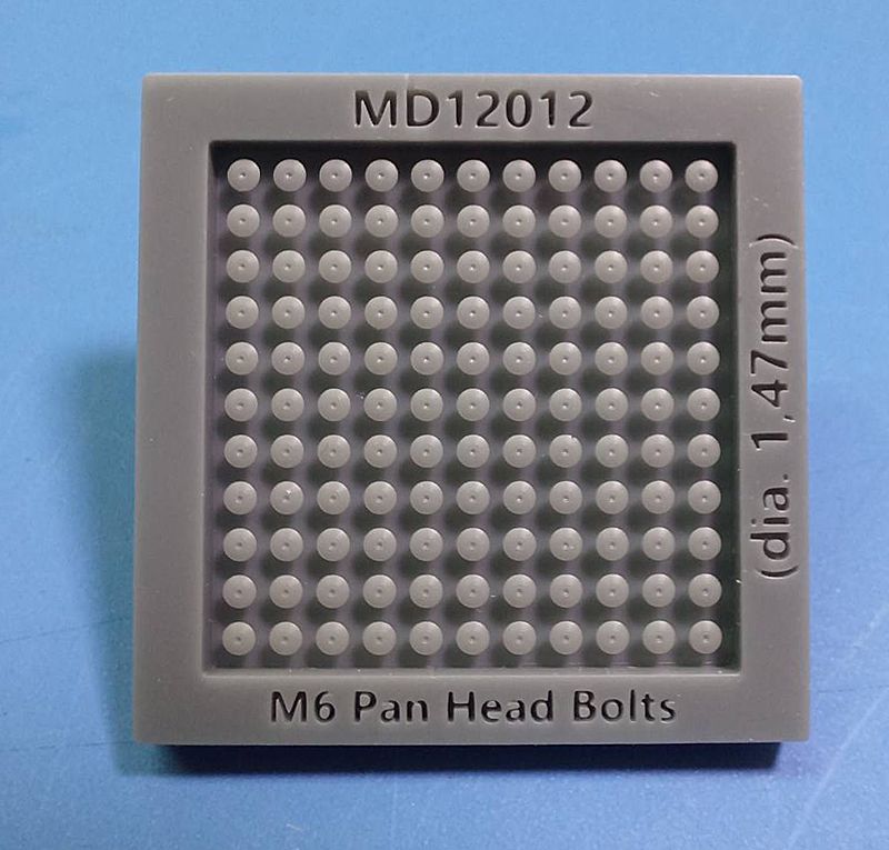 Fat Frog MD12012 M6 Pan Head Bolts (dia. 1,47mm) - 121 pcs