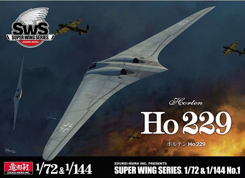 Zoukei-Mura 7201-144 HORTEN HO 229 1/72 and 1/144 Combo