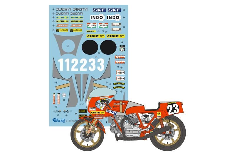 Blue Stuff 12-043 DUCATI NCR Racer (For Tamiya 14022)