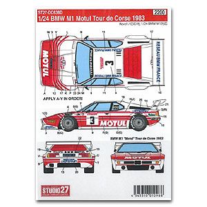 Studio27 DC638D BMW M1 Motul Tour De Corse 1983