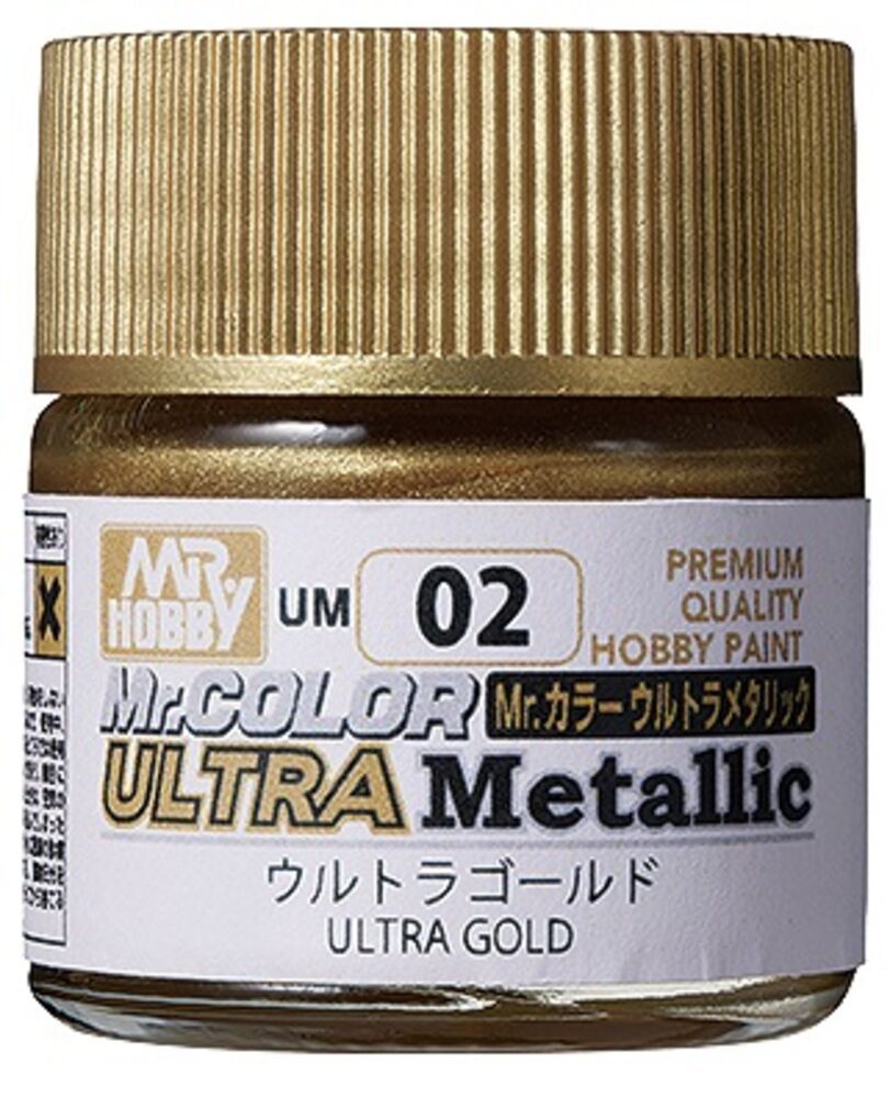 Mr. Hobby UM-02 Mr. Color Ultra Metallic (10 ml) Ultra Gold