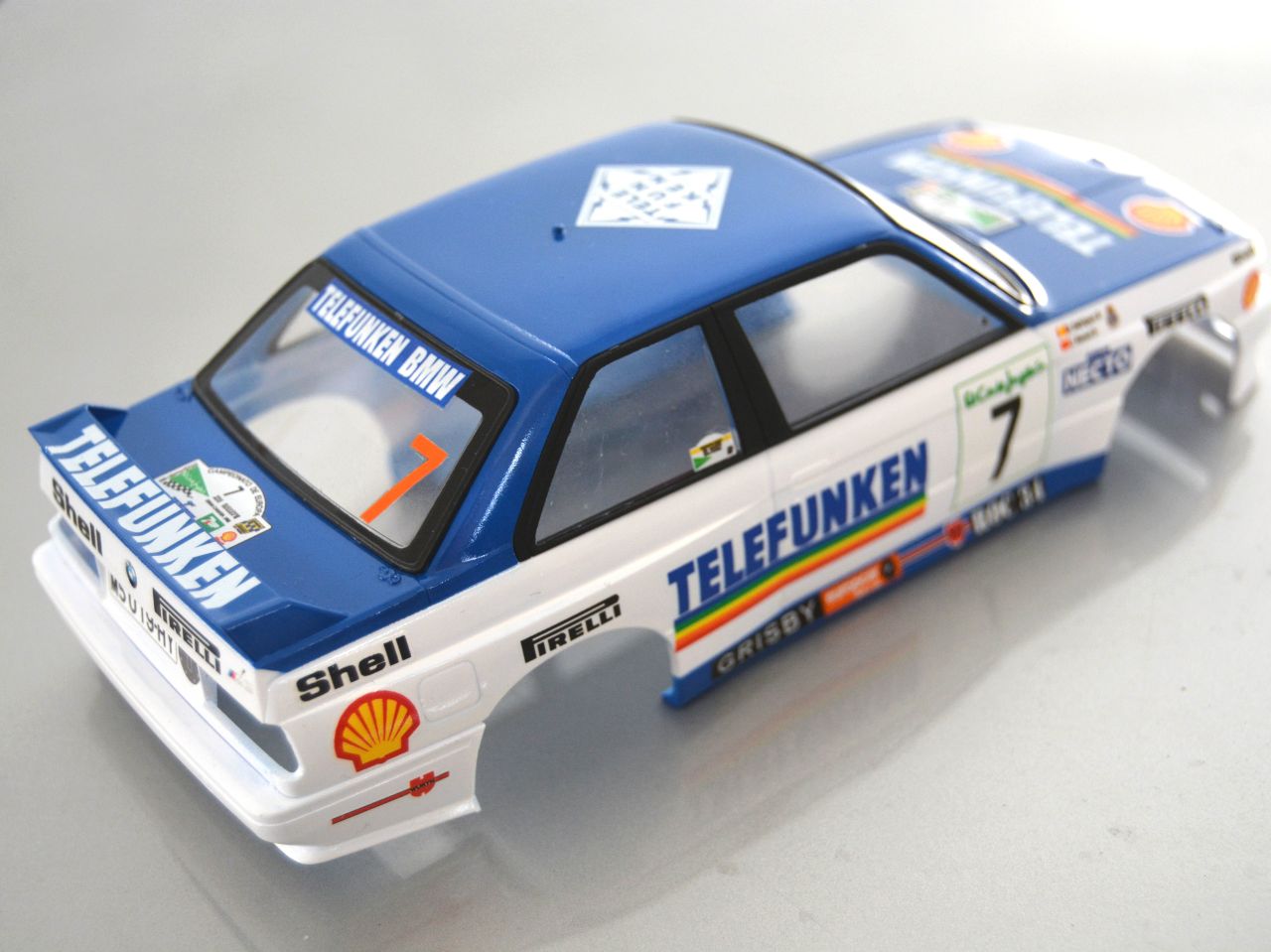 Decalcas DEC067 BMW M3 E30 sponsored by Telefunken - El Corte Ingles Rally Islas Canarias 1988