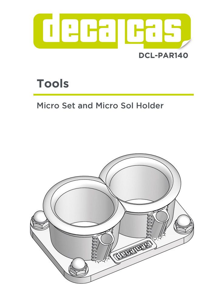 Decalcas PAR140 Hobby tool: Micro Set and Micro Sol Holder