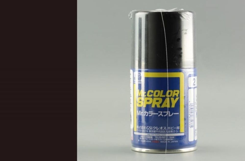 Mr. Hobby S-002 Gloss Black Spray 100ml