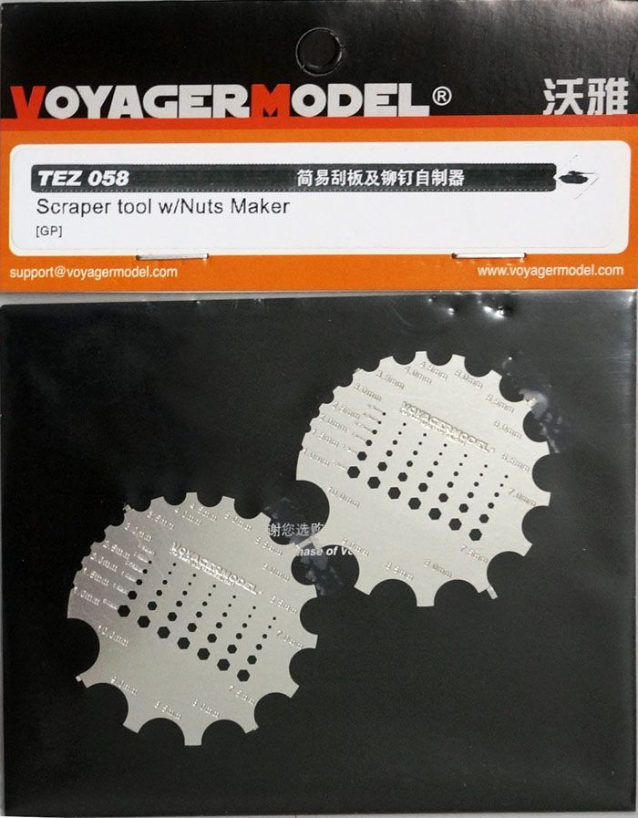 Voyager Model TEZ058 Scraper tool with Nuts Maker