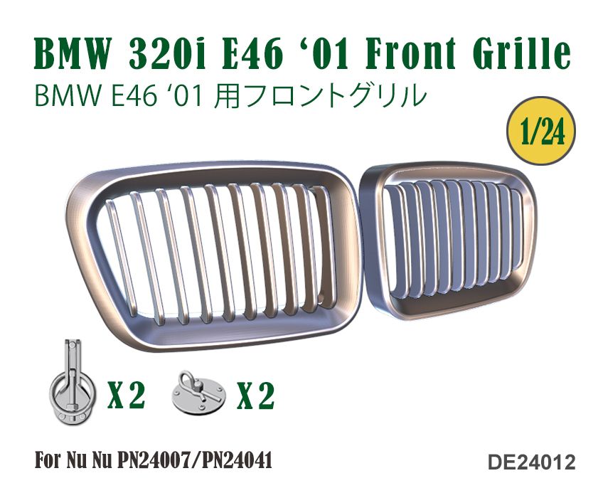 Fat Frog DE24012 Front Grille for BMW 320i E46 '01