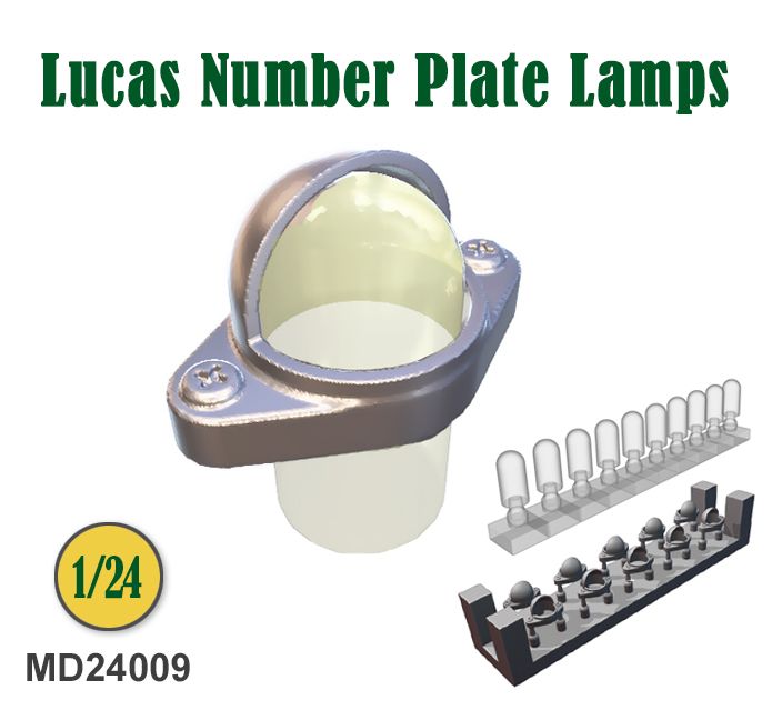 Fat Frog MD24009 Lucas Number Plate Lamps