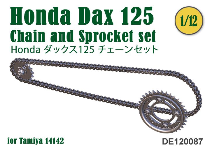 Fat Frog DE12087 Chain and Sprocket set for Honda Dax 125