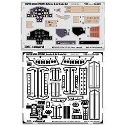 Zoukei-Mura SWS08M04 HO 229 - PHOTO-ETCHED PARTS INTERIOR ANDAIR BRAKE SET