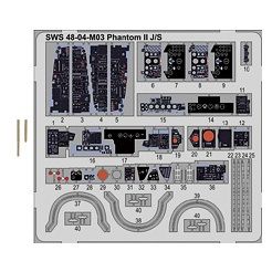 Zoukei-Mura SWS4804M03 F-4 J/S PHOTO-ETCHED SET