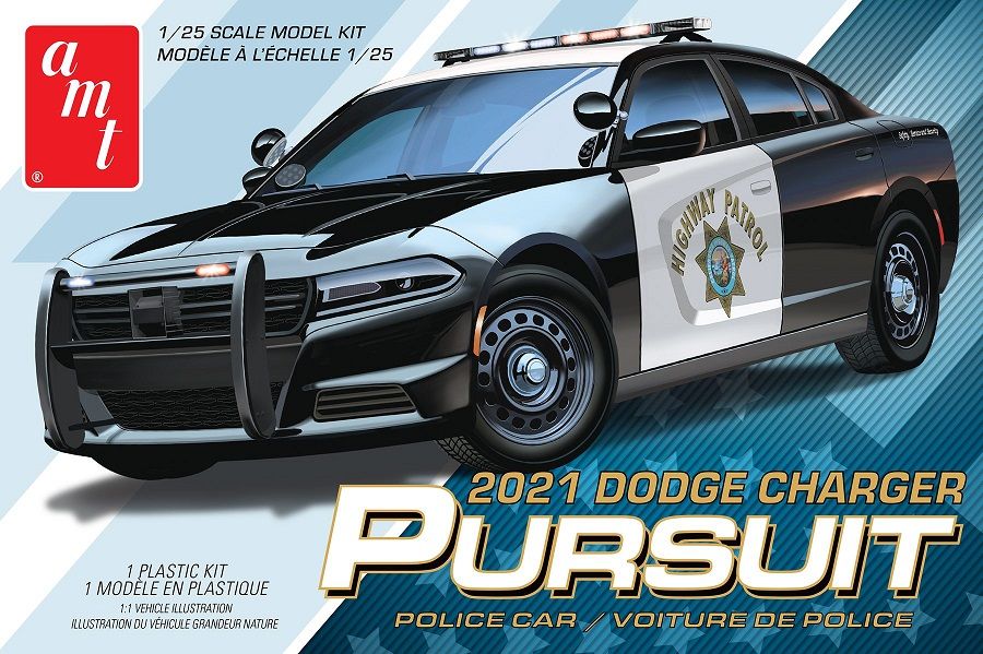 AMT 01324 DODGE CHARGER 2021 PURSUIT POLICE CAR