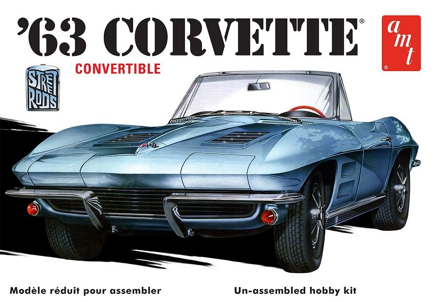 AMT 01335 1963 CHEVY CORVETTE CONVERTIBLE