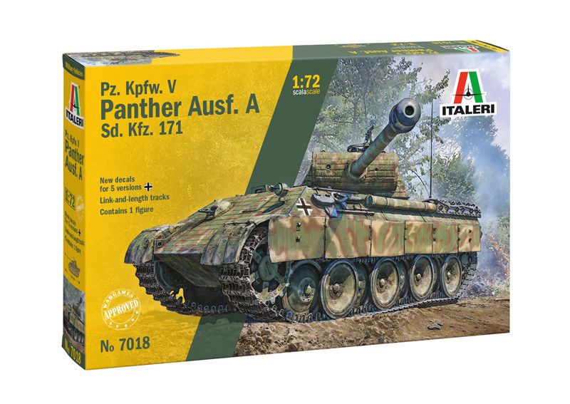 Italeri 7018 German tank Pz. Kpfw. V Panther Ausf. A Sd. Kfz. 171