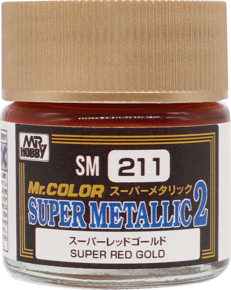 Mr. Hobby SM-211 SUPER METALLIC2 - Super Red Gold