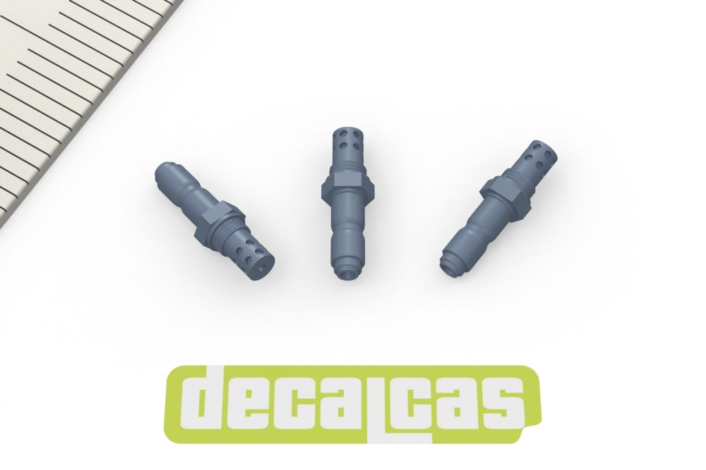 Decalcas PAR141 Detail for 1/9 scale models: Lambda probe - Type 1 (10 units/each) Decalcas PAR141 Detail for 1/9 scale models: Lambda probe - Type 1 (10 units/each)