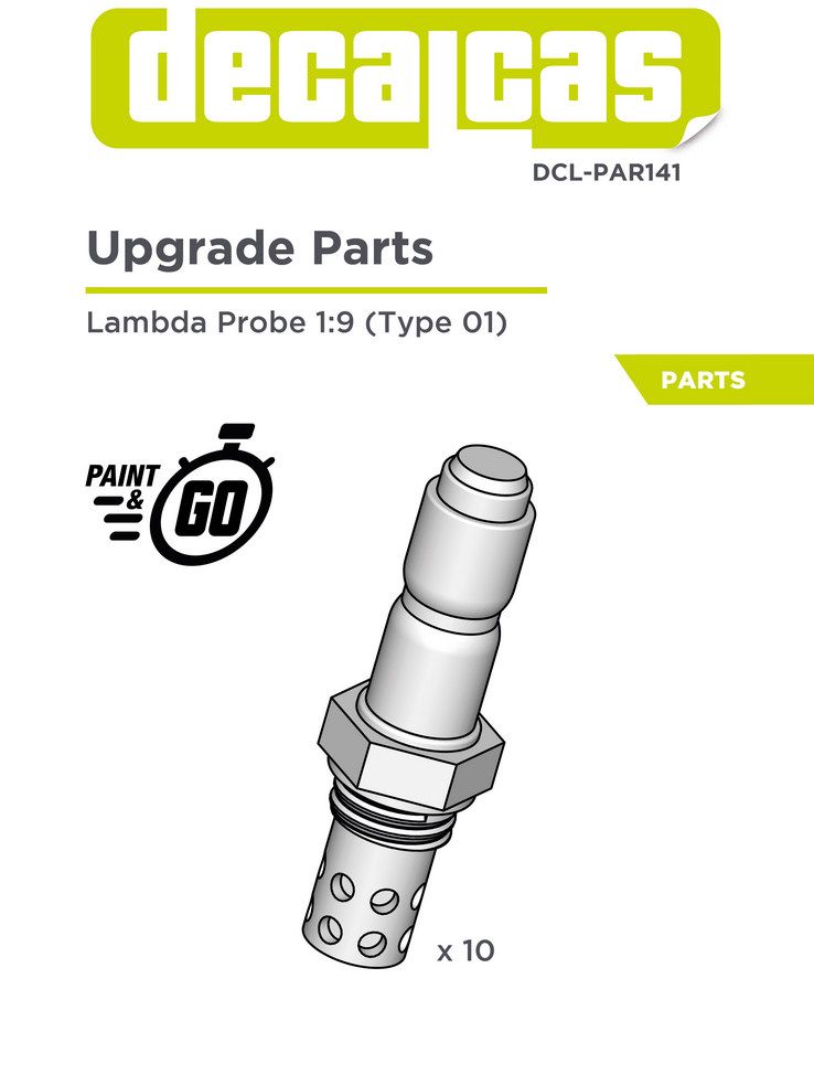 Decalcas PAR141 Detail for 1/9 scale models: Lambda probe - Type 1 (10 units/each) Decalcas PAR141 Detail for 1/9 scale models: Lambda probe - Type 1 (10 units/each)