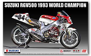 Beemax BX13001 Suzuki RGV500 1993 World Champion (bonus 3D Printed Clutch)