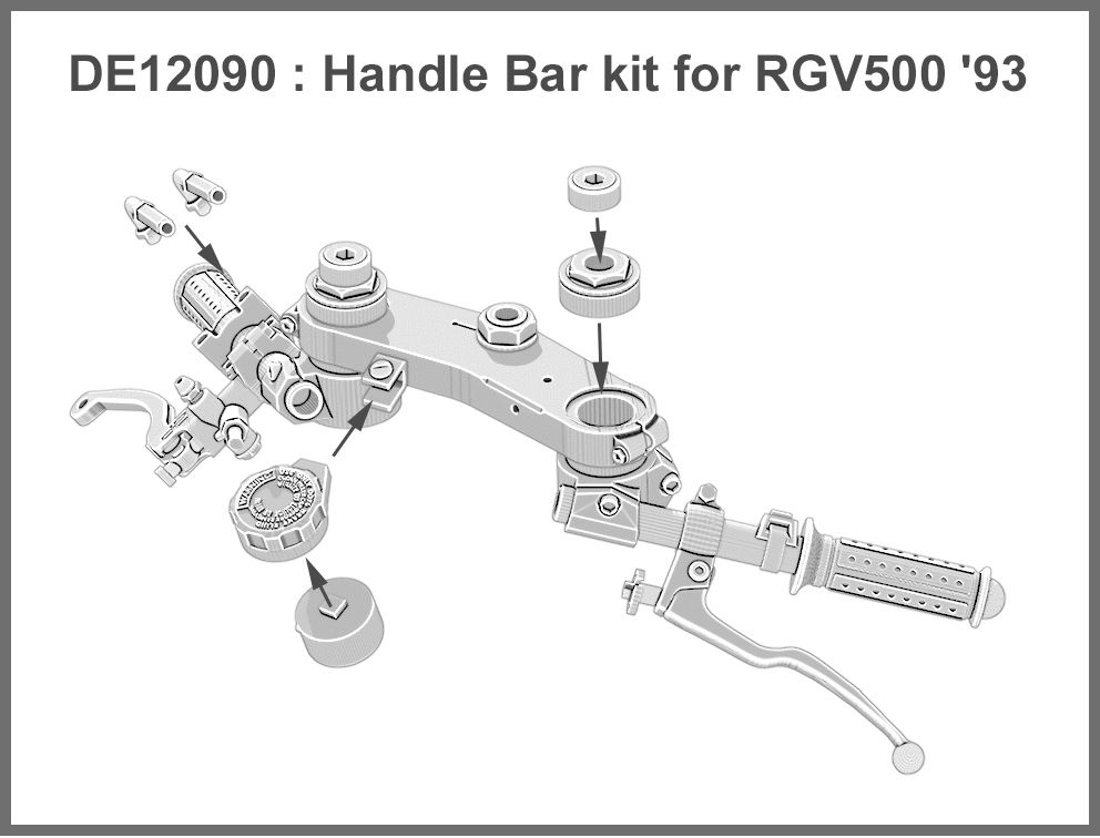 Fat Frog DE12090 Handle Bar kit for RGV500 '93