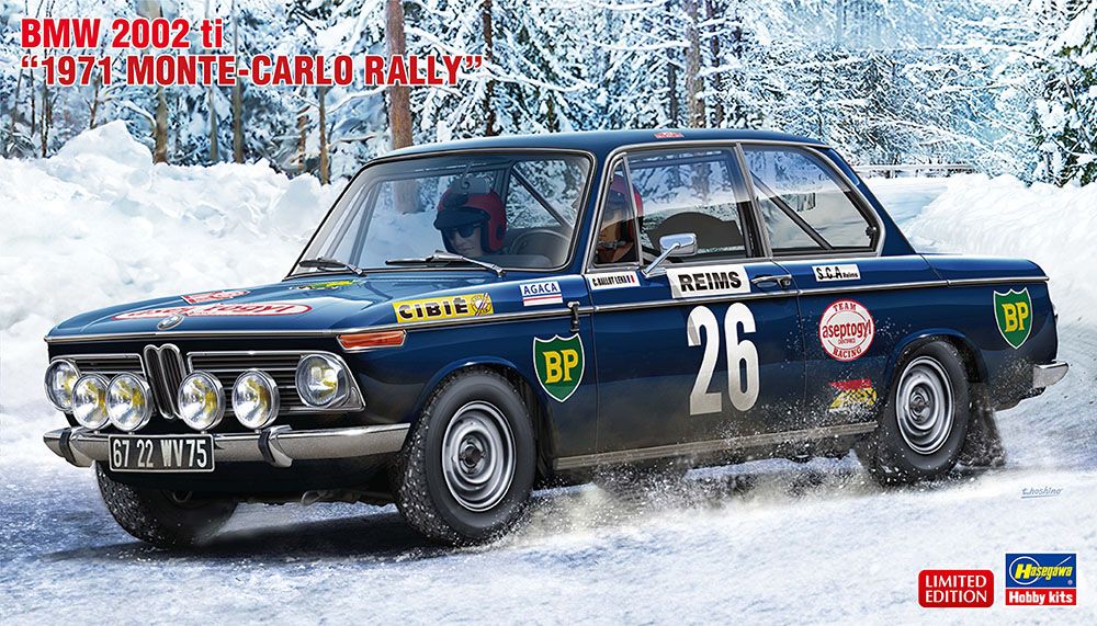 Hasegawa 20540 BMW 2002ti 1971 Monte-Carlo Rally