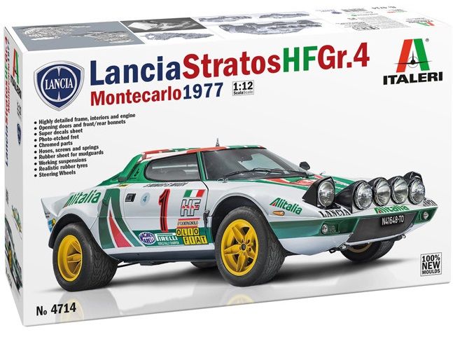 Italeri 4714 Lancia Stratos HF Gr.4 Monte Carlo 1977