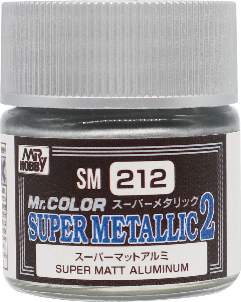 Mr. Hobby SM-212 SUPER METALLIC2 Super Matt Aluminum