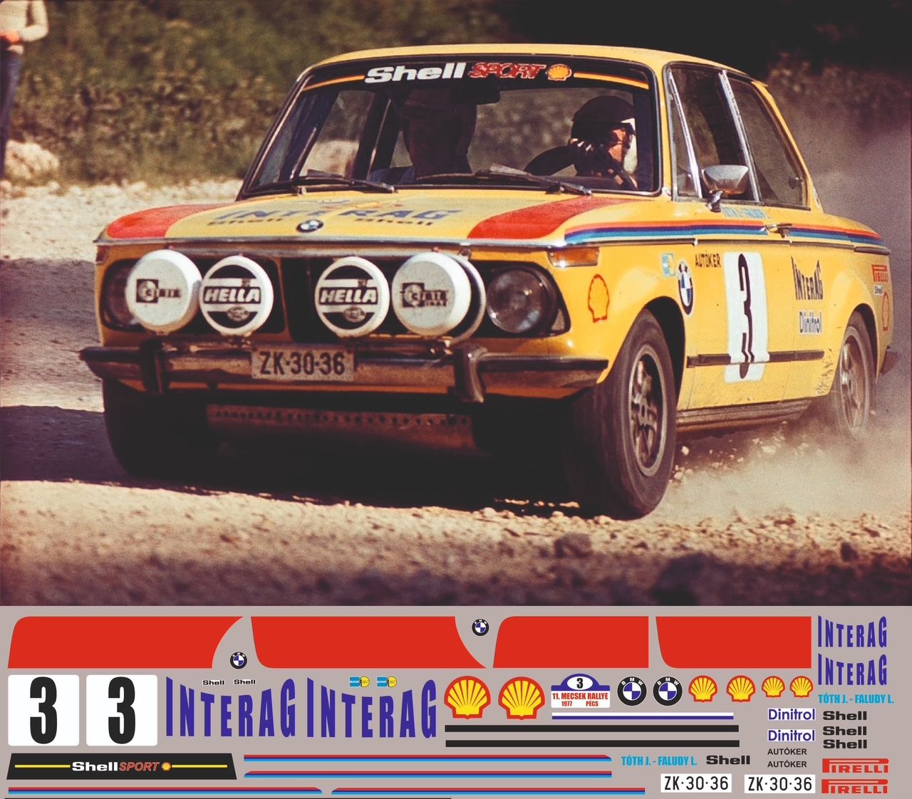 AM24 106 BMW 2002 Tóth János Volán Rallye 1976