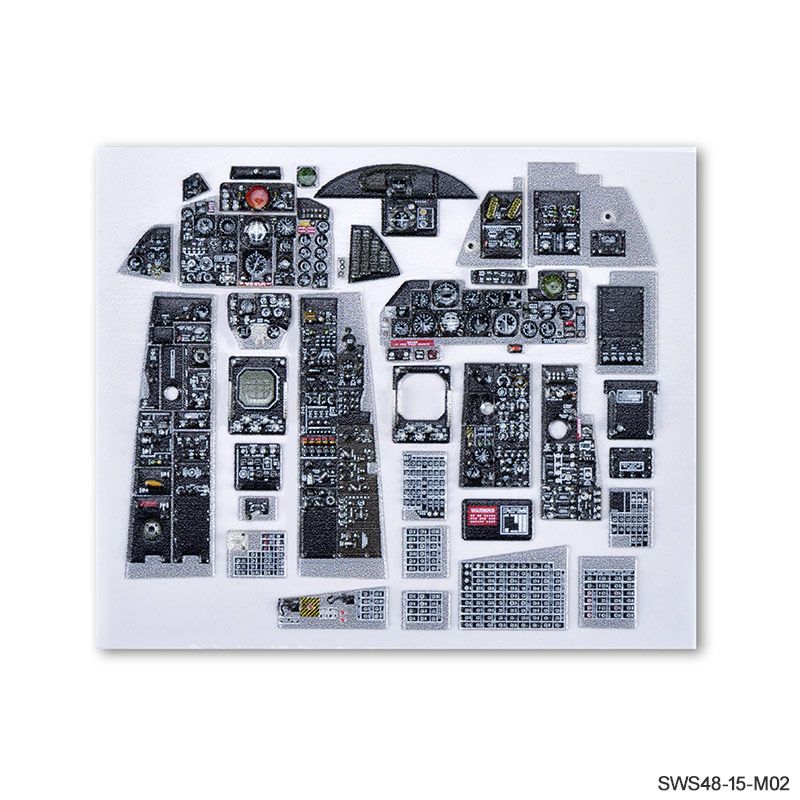 Zoukei-Mura SWS4815M02 F-4E Late 3D Acrylic Instrument Panels Set