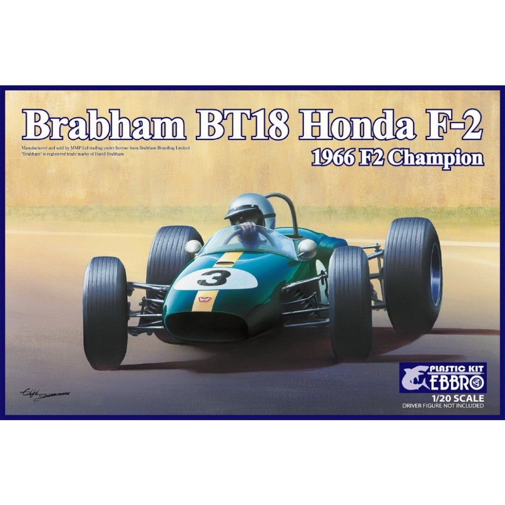 EBBRO 20022 Brabham BT18 Honda F-2 1966 F2 Champion