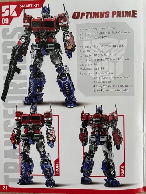 Trumpeter 03111 SK09 Optimus Prime