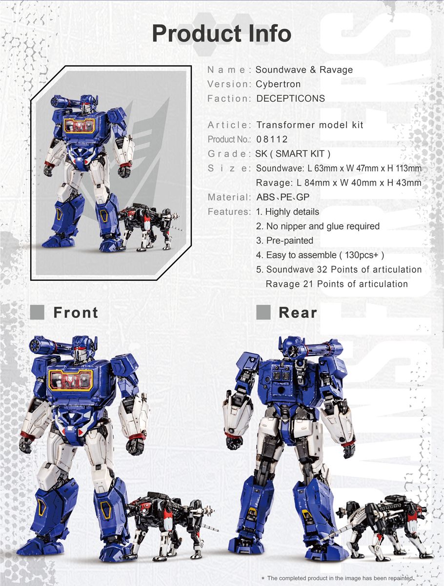 Trumpeter 03112 SK05 Soundwave & Ravage