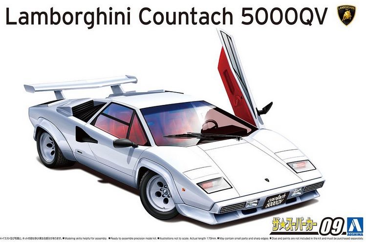 Aoshima 05945 LAMBORGHINI COUNTACH 5000QV 1985