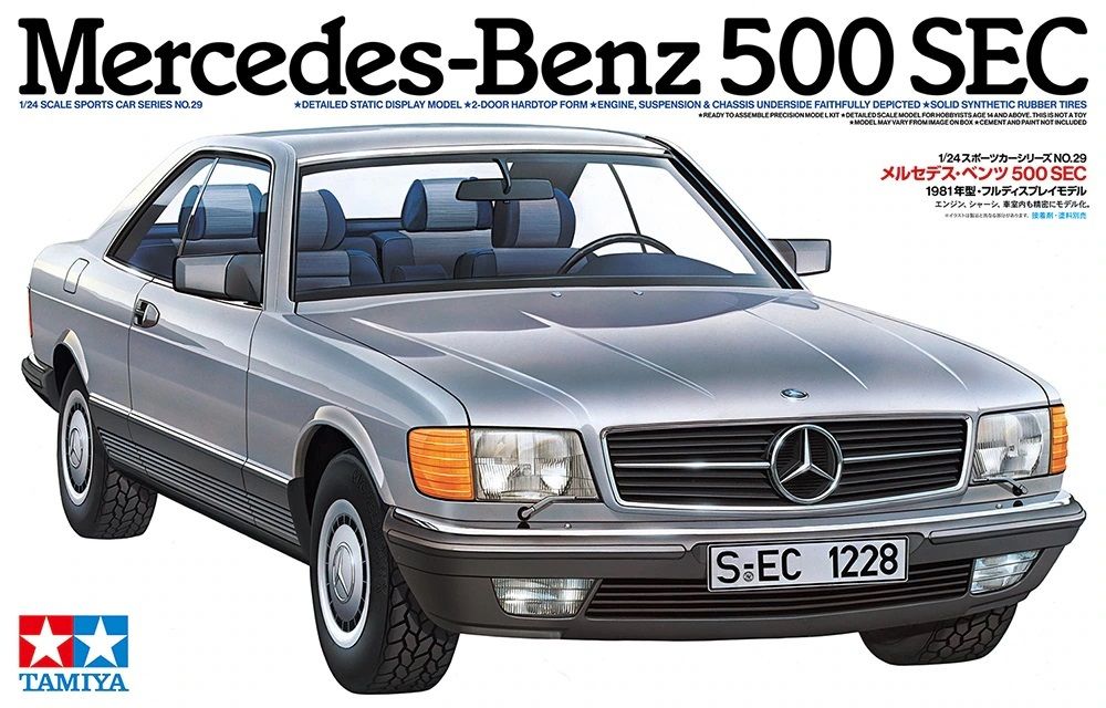 Tamiya 24029 MERCEDES-BENZ 500 SEC