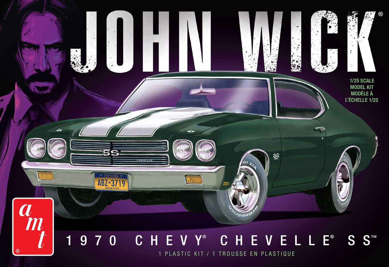 AMT 01453 John Wick 1970 Chevelle SS Final