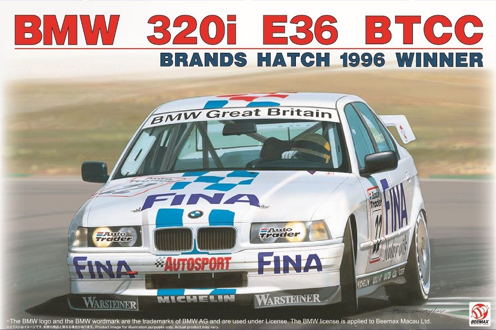 BeeMax B24045 BMW 320I E36 BTCC BRANDS HATCH 1996 WINNER