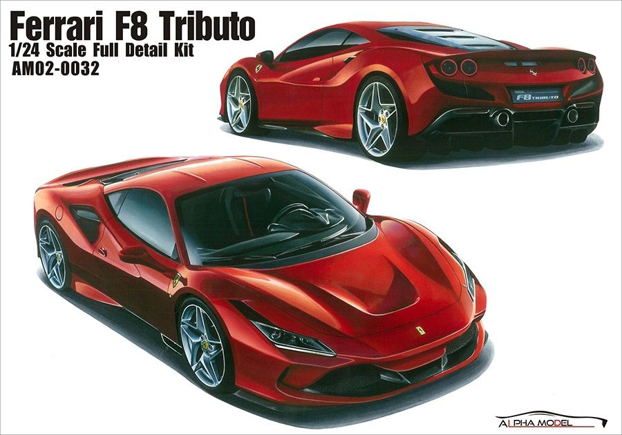 Alpha Model 02-0032 Ferrari F8 Tributo