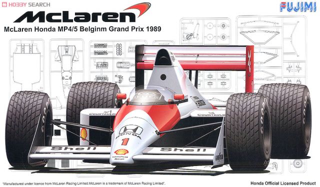 Fujimi 09066 McLaren Honda MP4/5 Belgique GP