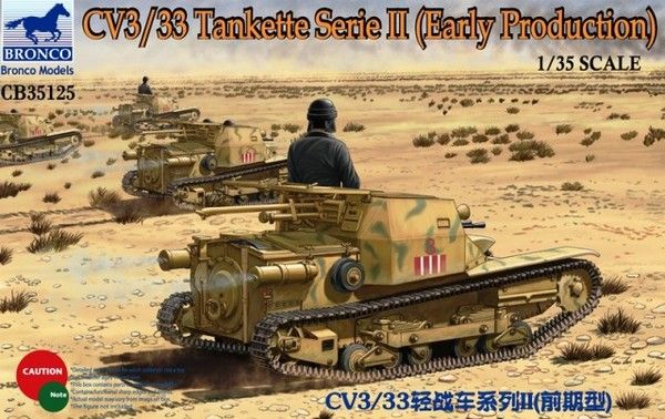 Bronco 35125 CV3/33 Tankette Serie II (Early Production) Bronco 35125 CV3/33 Tankette Serie II (Early Production)