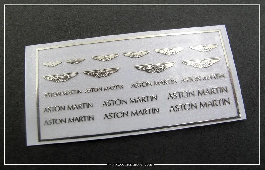 ZoomOn ZD221 Aston Martin logo metal sticker ZoomOn ZD221 Aston Martin logo metal sticker